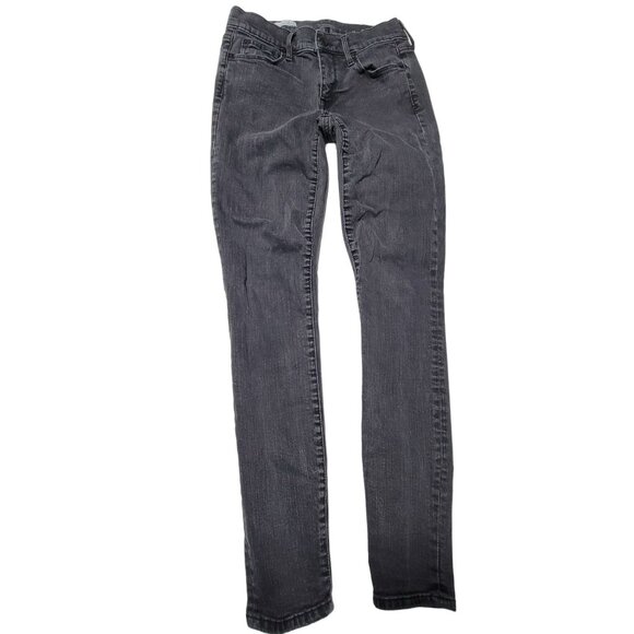 Gap 1969 Legging Jeans Womens Size 27 Skinny Jegging Low Rise Black Denim Pants - Picture 2 of 6